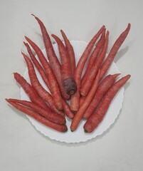red carrots  - obrazy, fototapety, plakaty