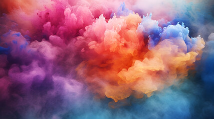 Digital color cloud smoke abstract graphic poster web page PPT background