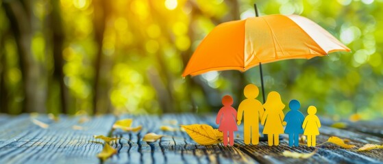 Insure your group of employees with health and life insurance. Employees' rights concept. Employee benefits. Group insurance banner. Protect your group of employees.