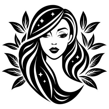 recommend clip art: modern beauty care logo design