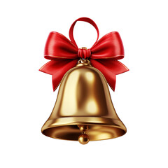 christmas bell isolated on transparent background