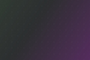 Purple-black background with a bright white dotted grid creating a square pattern. Template platform for technology, user interface, industry, blueprint, or infographic concept. Vector illustration