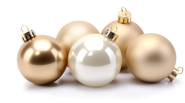 golden christmas balls,a white and gold christmas tree with a white ball,Goldene Weihnachtskugel