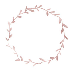 round wedding frame