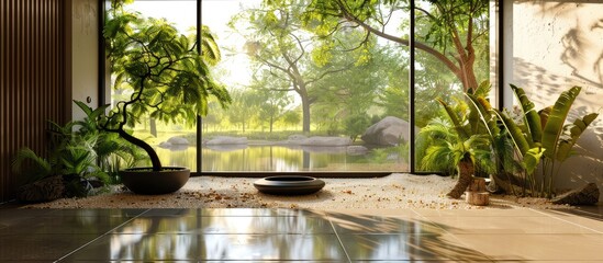 Natural elements in a home environment