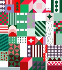 Obraz premium christmas seamless pattern