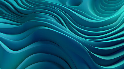Obraz premium Digital blue and green swirl ripple abstract graphic poster web page PPT background