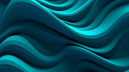 Obraz premium Digital blue and green swirl ripple abstract graphic poster web page PPT background
