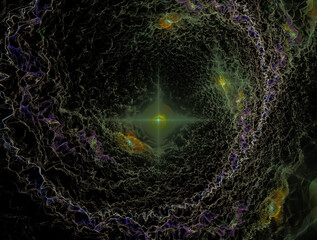 Imaginatory fractal abstract background Image