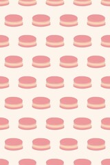 pink macarons background