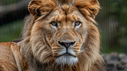 Fototapeta premium portrait of a lion