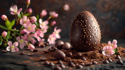 Chocolate Egg Decorated Table