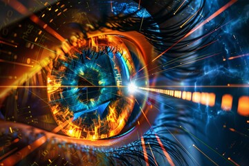 A laser vision correction poster