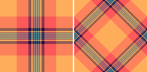 Textile vector background of texture plaid pattern with a fabric check tartan seamless. - 769554459