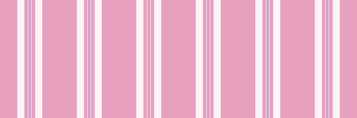 Proud pattern vector texture, elegant vertical stripe textile. Best fabric background seamless lines in pink and lavender blush colors. - 769556074