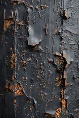 Black rusty metal surface