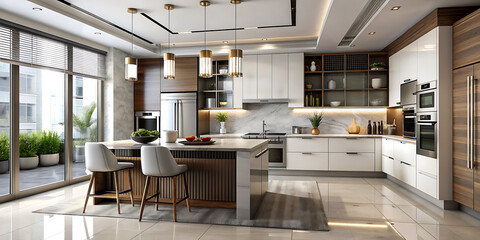 Modern kitchen interior design