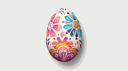 Realistic design element easter egg Flat vector 