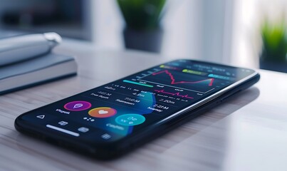 Digital Health App, Personalized Wellness Tracking on Smartphone