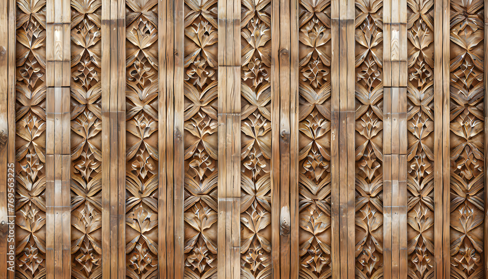 Poster wood panel pattern with beautiful abstract. generative ai.