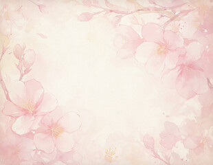 Obraz na płótnie Canvas Spring Floral paper texture background