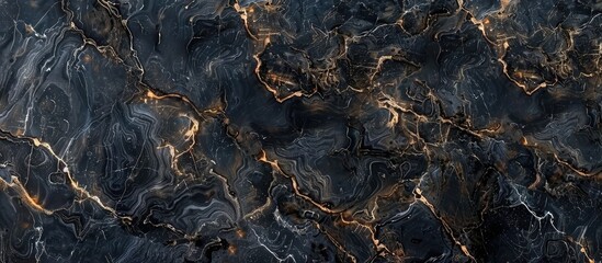 Abstract Black Marble Texture Background for Design
