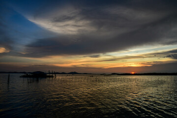 Sunset colours. Batam. Indonesia
