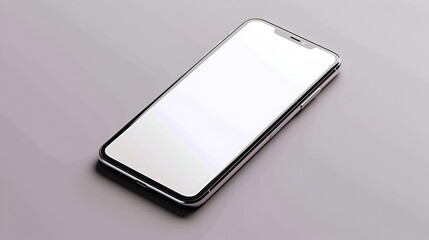 phone with blank screen , generative ai