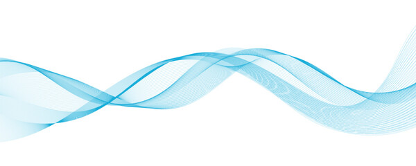 Abstract wave element for design. Digital frequency track equalizer. Stylized line art background. Vector illustration.	
