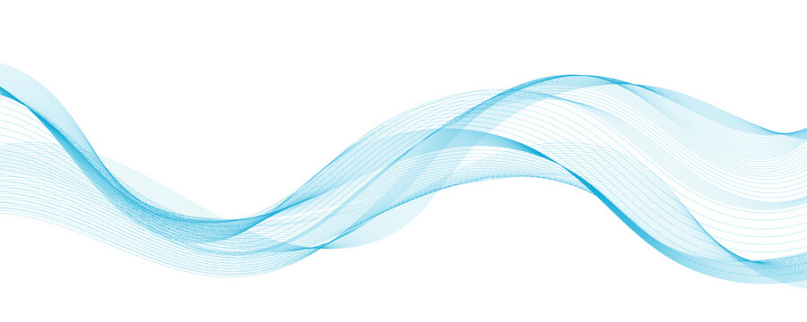 Abstract wave element for design. Digital frequency track equalizer. Stylized line art background. Vector illustration.	
