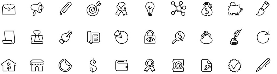 Set of Business & Office icons