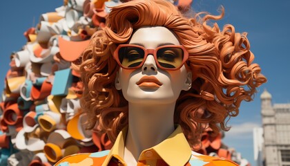 a concept for an attention grabbing digital billboard ad with vibrant colors, bold typography, and a bustling urban backdrop to engage the city crowd