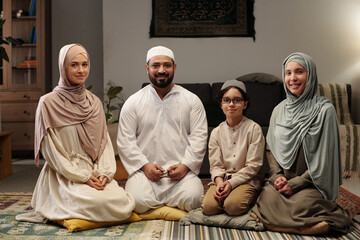 Muslim People At Family Gathering - Powered by Adobe