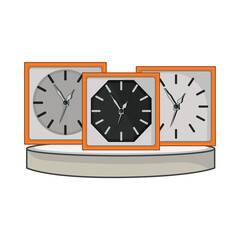 illustration of clock