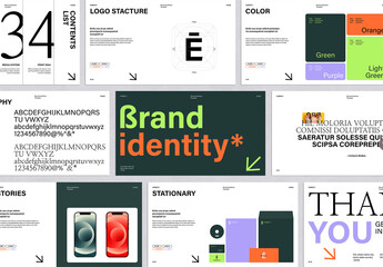 Brand Identity Guidelines Presentation Template