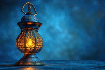 Holy month Ramadan ornamental lantern - obrazy, fototapety, plakaty