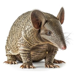 Armadillo isolated on white background