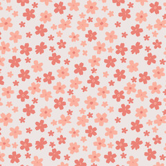桜の花柄パターン