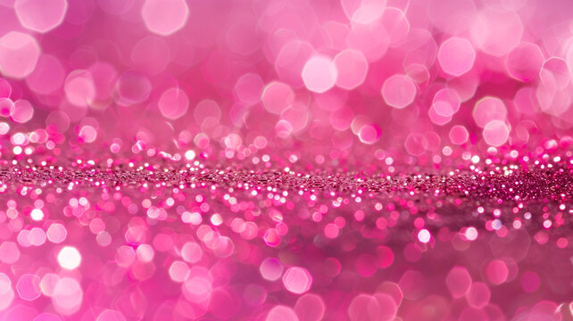 pink glitter background defocus