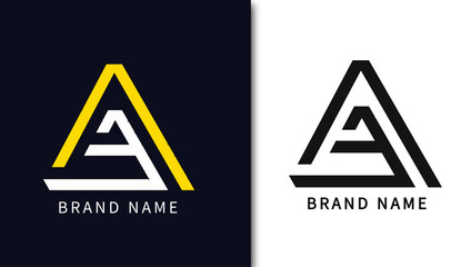 A letter logo , logotype 