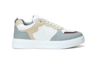 trendy and fashionable light wieght sneakers isolated on white background