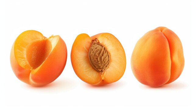 Appricot  . Delicate ripe tasty exotic fruit. Generative ai
