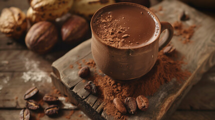 chocolate and cocoa