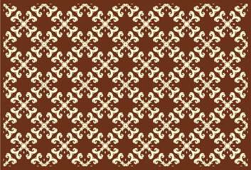 Decorative vintage Geometric floral seamless patterns minimalistic seamless patterns