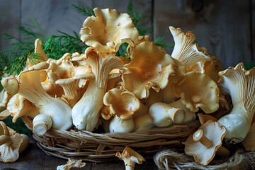 French Horn Mushrooms