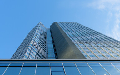 modern office buildings