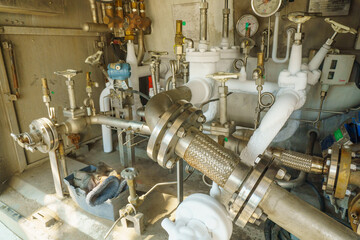 Industrial pipes and valves freeze when pumping gas, cooled liquid, Argon pumping.