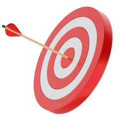 Bullseye Target Aim (clear background)