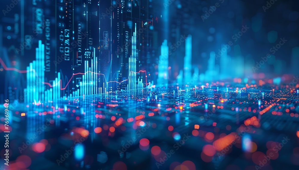 Poster Image of Global Financial Data Analysis Using Abstract AI