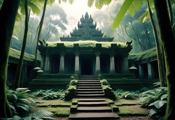 An ancient temple hidden deep within a jungle 2 (13)